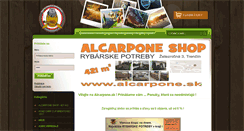 Desktop Screenshot of alcarpone.sk